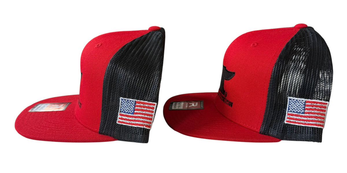 AFA Richardson 511 Flat Bill Hats with Flag